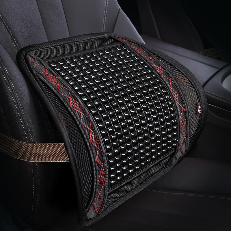 

Rough Hand Knitted Automotive Waist Cushion Four Seasons Cushion Summer Breathable Truck Driver's Seat Waist Support Lumbar Pill
