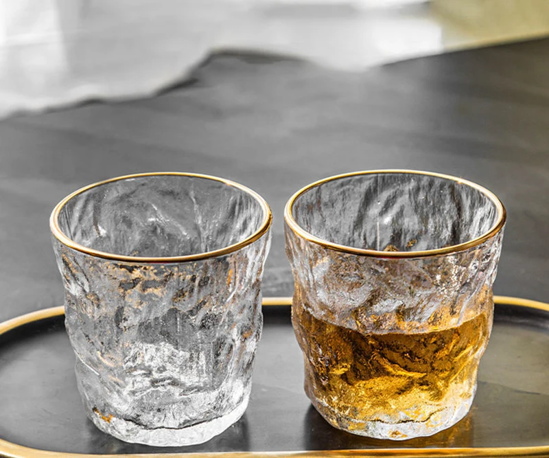 Frosted Glass Cup Glacier Tumbler Lead-Free Heat Resistant Transparent Crystal Multi Pattern Drinkware 19 Frosted Glass Cup Glacier Tumbler Lead-Free Heat Resistant Transparent Crystal Multi Pattern Drinkware