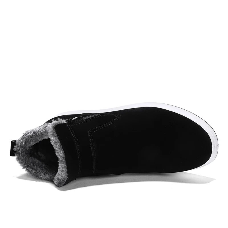 Men Snow Boots Winter Boots Men Winter Shoes Zipper Warm Ankle Botas Hombre Warm Casual Shoes Men Men Plush Winter Sneakers