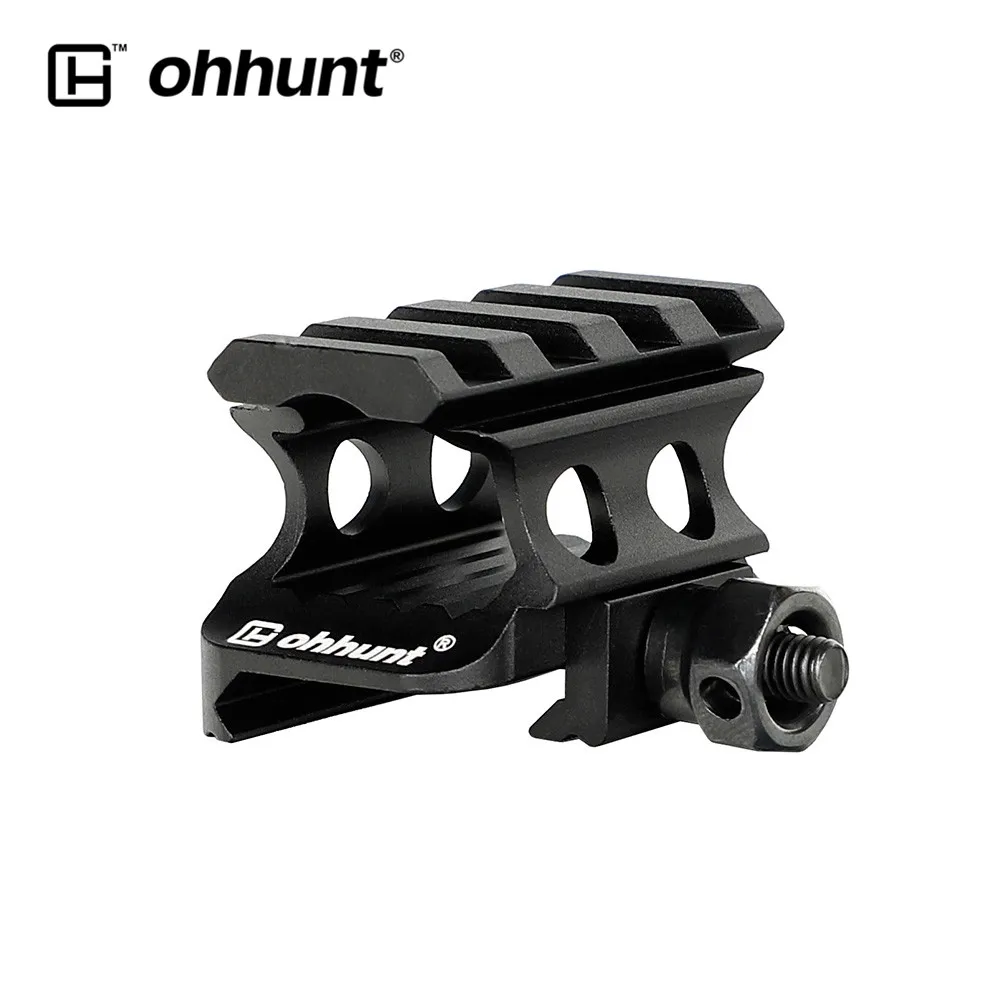 Ohhunt 42 мм длина Super Slim Picatinny Wevar Железнодорожный стояк адаптер с 4 слотами