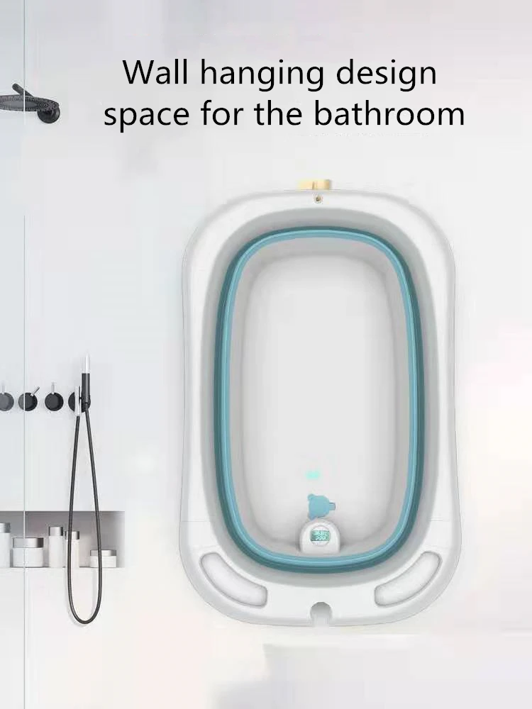Free Shipping Baby Bathtub Portable Bath Tub Sit Lie Newborn Baby Folding Tub Home Children's Bath Barrel Temperature Bathtub Free Shipping Baby Bathtub Portable Bath Tub Sit Lie Newborn Baby Folding Tub Home Children's Bath Barrel Temperature Bathtub
