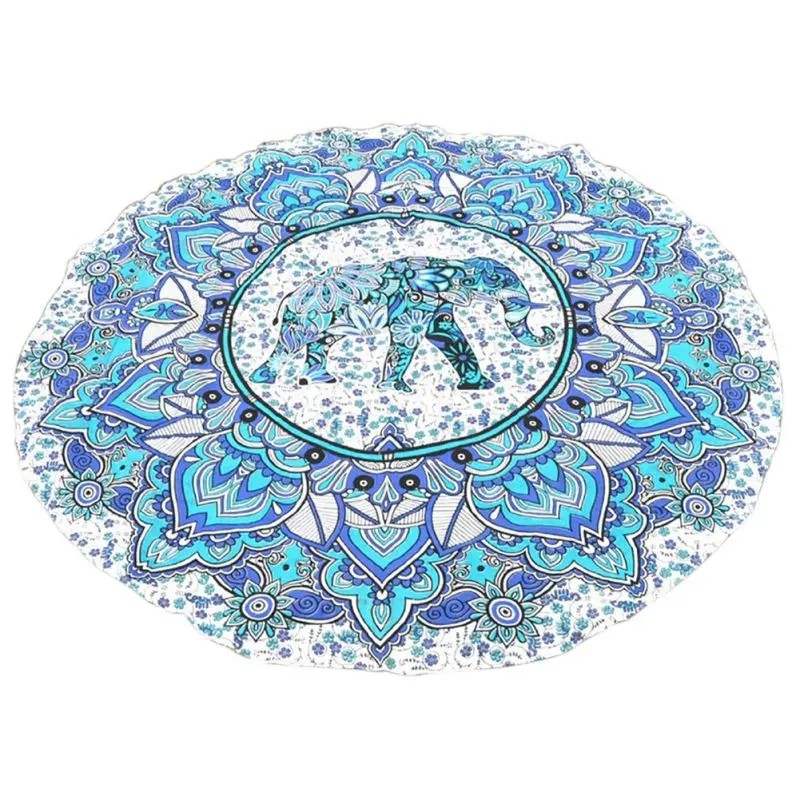 buy Beach Towel Yoga Mat Carpet Tapete Doormat Tapestry Indian Mandala Blankets Bathroom Carpet Camping Mattress Serviette De Plage