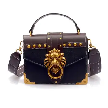 

Women Handbags 2019 Fashion New Rivet Bags Totes Luxury Crossbody Bag Shoulder Messenger Handbags