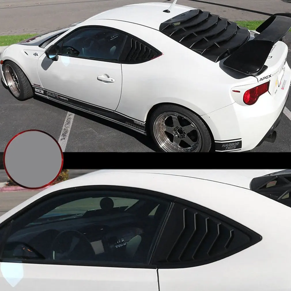 2 Pieces/Set High Quality ABS Car Shark Gills Outlet Car Sticker Accessories Side Fender Bonnet for Universal Car