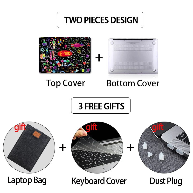 Mtt Laptop Case para Macbook Air 13.6 2023 2023 Capa para Macbook Pro 13 14 15 16 m1 Retina com Touch Bar Laptop Sleeve A2681 - Imagem 2