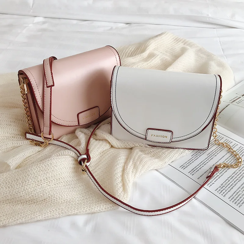 

2019 New Style Double Bib Stereo Square Sling Bag Pufashion Shoulder WOMEN'S Bag
