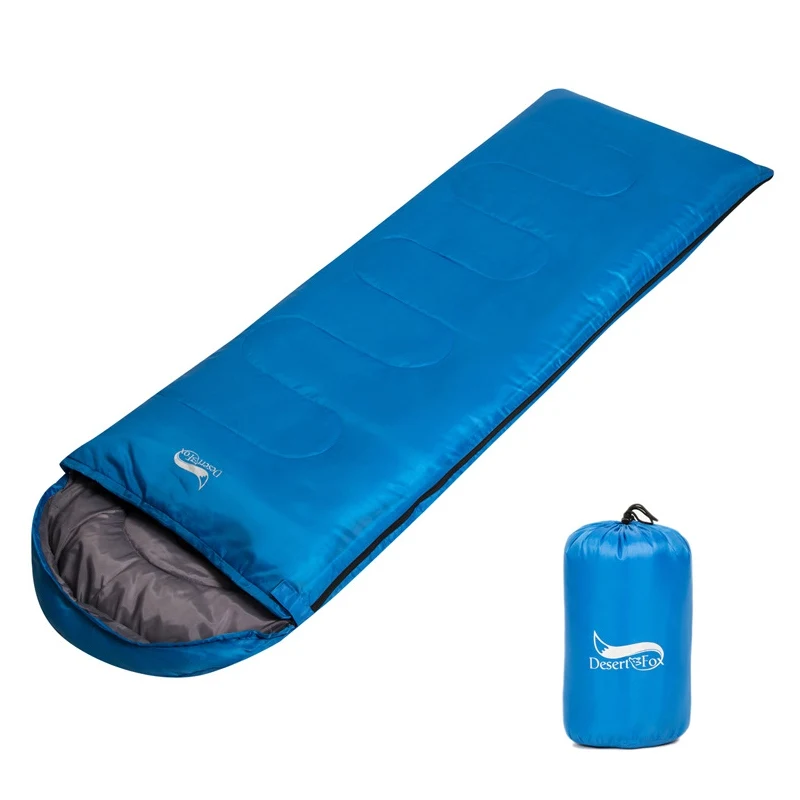 

Outdoor Portable Waterproof Sleeping Bag Envelope Type Ultralight Hooded Travel Single Sleeping Bag for Outdoor Camping Hiking