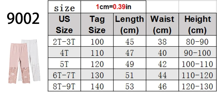 High Quality 2021 New Summer Girls Leggings Pants Lace Cotton Children Clothing Flower Girl Knee Pants