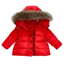 Куртка для девочек и мальчиков; хлопковая парка с капюшоном и мехом; пальто; ветровка; коллекция года; зимняя теплая детская верхняя одежда; одежда для малышей; 19Ag