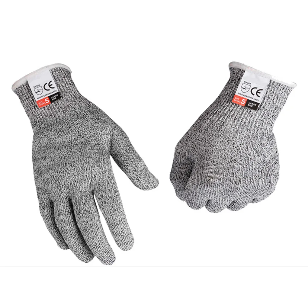 Guantes Protectores de manos anticortes para jardinería, guantes de trabajo para picar carne, carnicero, S/M/L/XL, 1 par