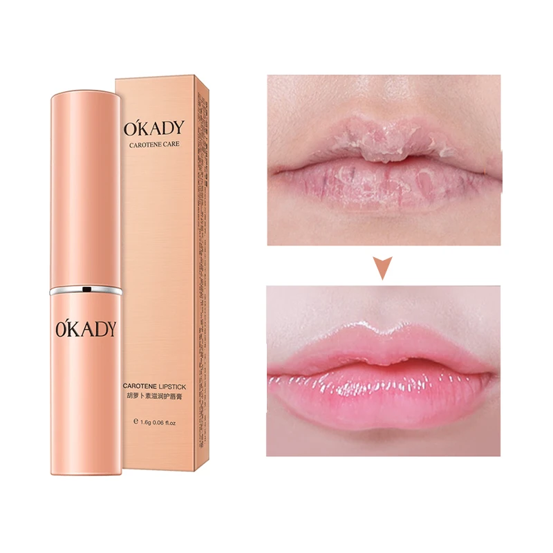 Каротин меняющая цвет помада с длительным эффектом увлажнения Smoth Lip Lines антисохнущий здоровый бальзам для губ - Цвет: Армейский зеленый