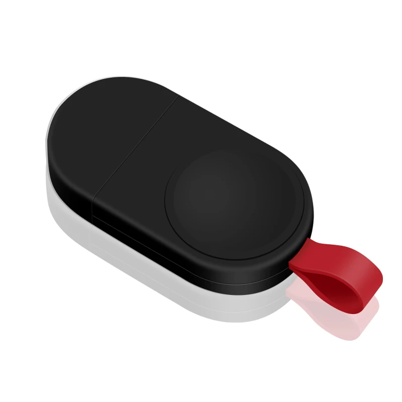 VEEAII Portable Magnetic Wireless Charger for Apple Watch Charger Series 1 2 3 4 USB Cable Watch Dock Adapte Fast Charging USB - Тип штекера: Black