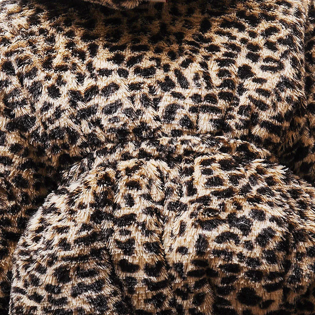 Осенне-зимняя одежда с леопардовым принтом для маленьких детей флисовое плотное пальто с капюшоном и милыми ушками на молнии теплая верхняя одежда для детей# g4