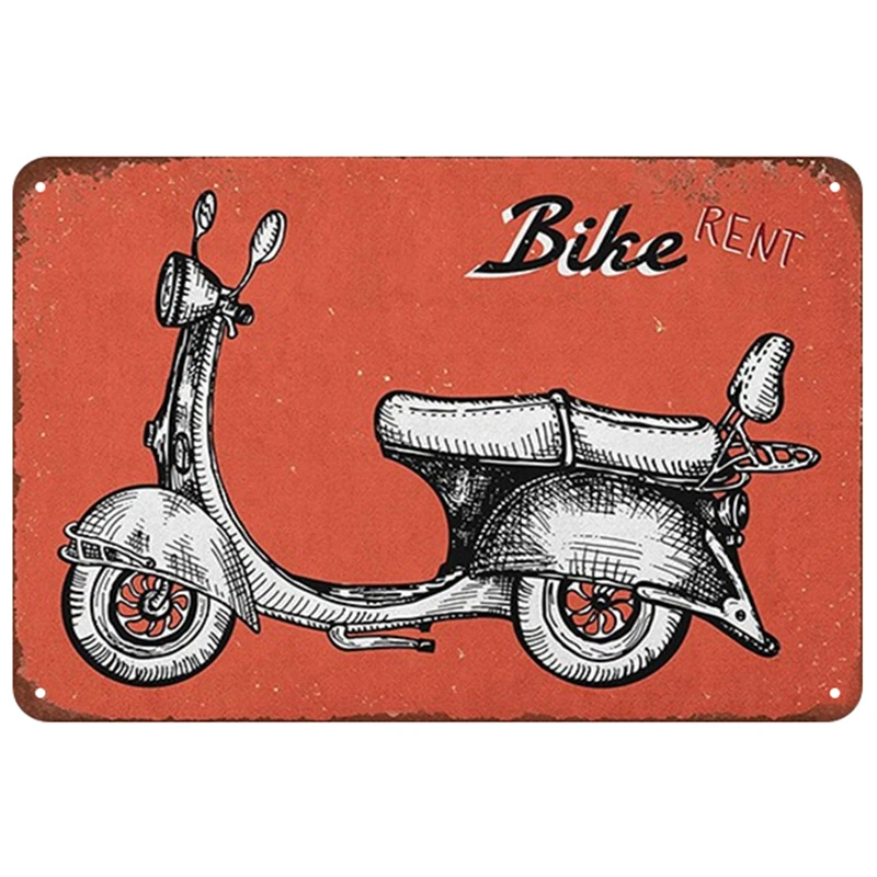 Vespa табличка металлическая винтажная жестяная вывеска Pin Up потертый шик декор винтажные металлические знаки украшение бара металлический плакат для паба металлическая пластина