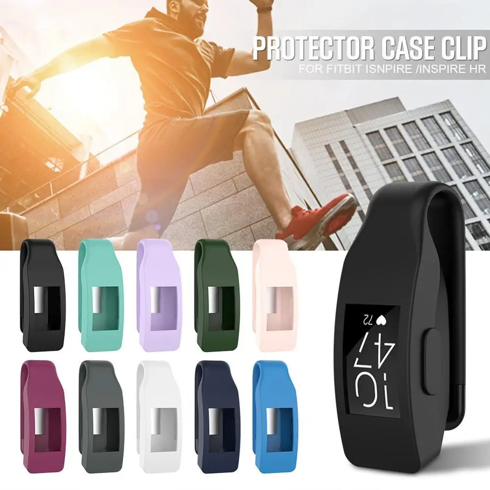 

Colorful Silicon Case Cover Clasp Clip Holder Replacement Watch Bracelet Holder For Fitbit Inspire/Inspire HR Smart Tracker