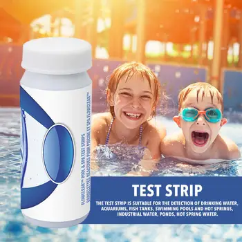 

5 In 1 Swimming Pool Test Paper Residual Chlorine PH Alkalinity Hardness Test Paper Fish Tank Swimming Pool Water Quality Test