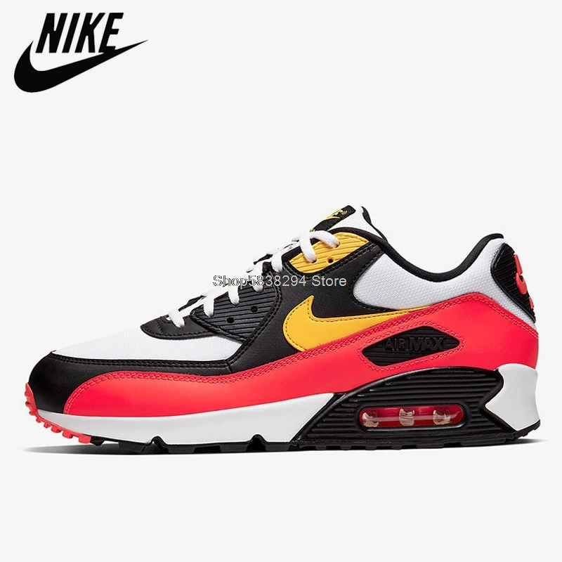 Ультра тонкий Nike Air Max 90 Blancas Эфирное Для мужчин обувь оригинальный для спорта на