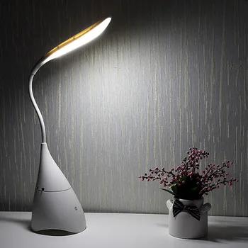 

USB Charging Learning Small Night Lamp Students Bluetooth Speaker Lamp Creative LED Eye Protection Lamp