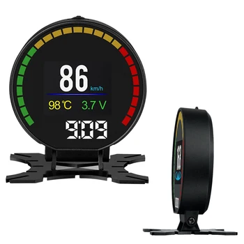 

Colorful Screen Driving Auto Digital OBD2 HUD Speedometer Universal Tachometer Safe Head Up Display Car Overspeed Warning