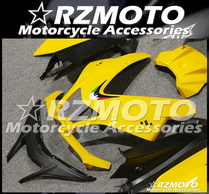 Литьевая Форма ABS Полный обтекатели наборы Подходит для Aprilia RS4 50 RS125 2012 2013 12 13 14 15 тела набор желтый