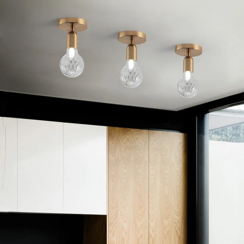 

Modern hanging lamp light LED dinning bed room bedroom foyer round glass ball black gold nordic simple modern pendant light lamp