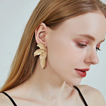 

Ear Stud Simple New Style Alloy Leaf Earings