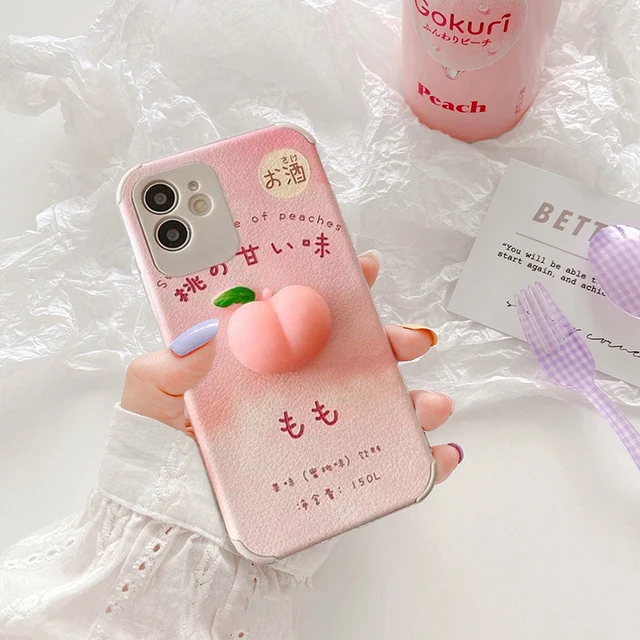 Kawaii Peach iPhone Case 2