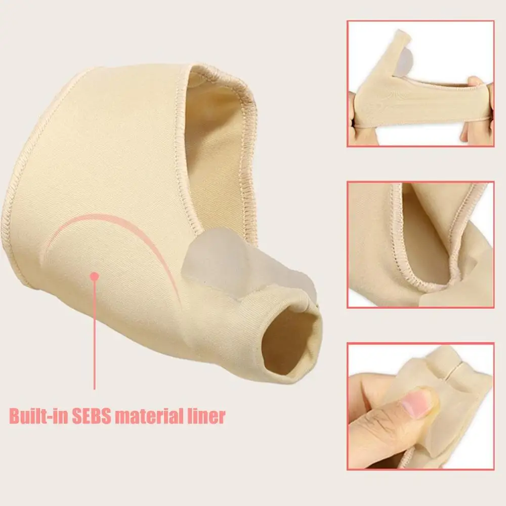 1Pair Big Toe Hallux Valgus Corrector Orthotics Feet Care Bone Thumb Adjuster Correction Pedicure Socks Bunion Straightener