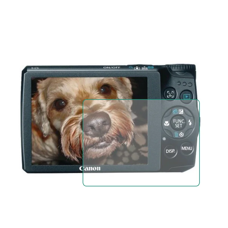 Защитное покрытие из закаленного стекла для камеры Canon PowerShot A3300 IS A3300is ЖК-дисплей