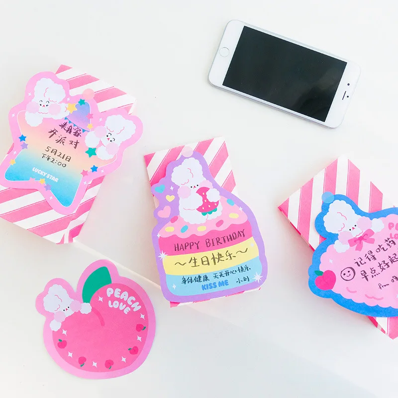 30 шт./компл. kawaii Корея Подарочный школьный конверт с буквами Набор цветных