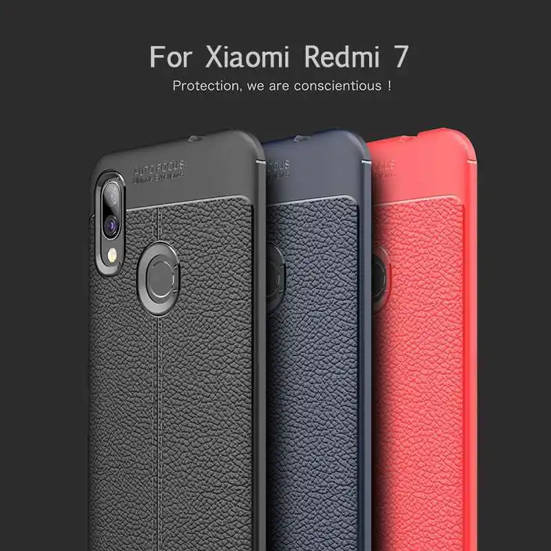 

Mokoemi Lichee Pattern Shock Proof Soft 6.26"For Xiaomi Redmi 7 Case For Xiaomi Redmi 7 Cell Phone Case Cover