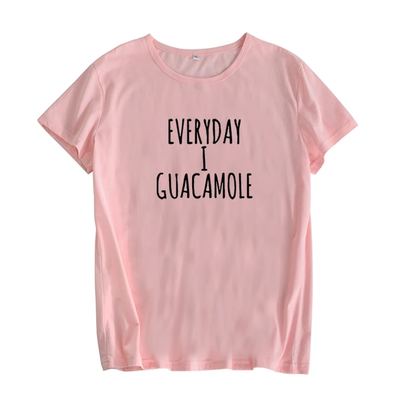 Повседневная футболка с надписью I Guacamole забавная Женская Вегетарианская принтом
