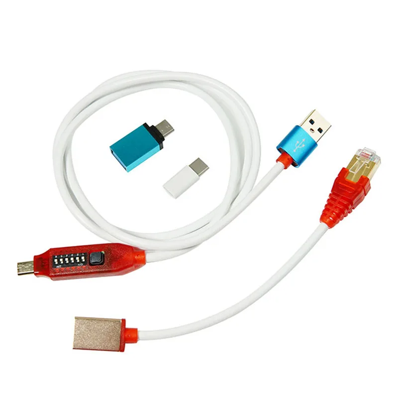 Micro USB RJ45 Multifunction Boot All in 1 Cable For Qualcomm EDL/DFC/9008 Mode Support Fast Charge MTK/SPD Z3X Box Octopus Box cable adapter,usb charging port connector
