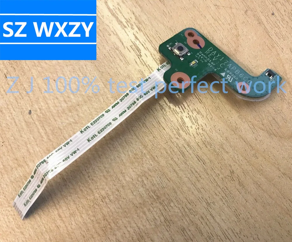 Оригинал используется для платы питания HP Pavilion 17 F серии f251sa K + кабель DAY17APB6C0 100%