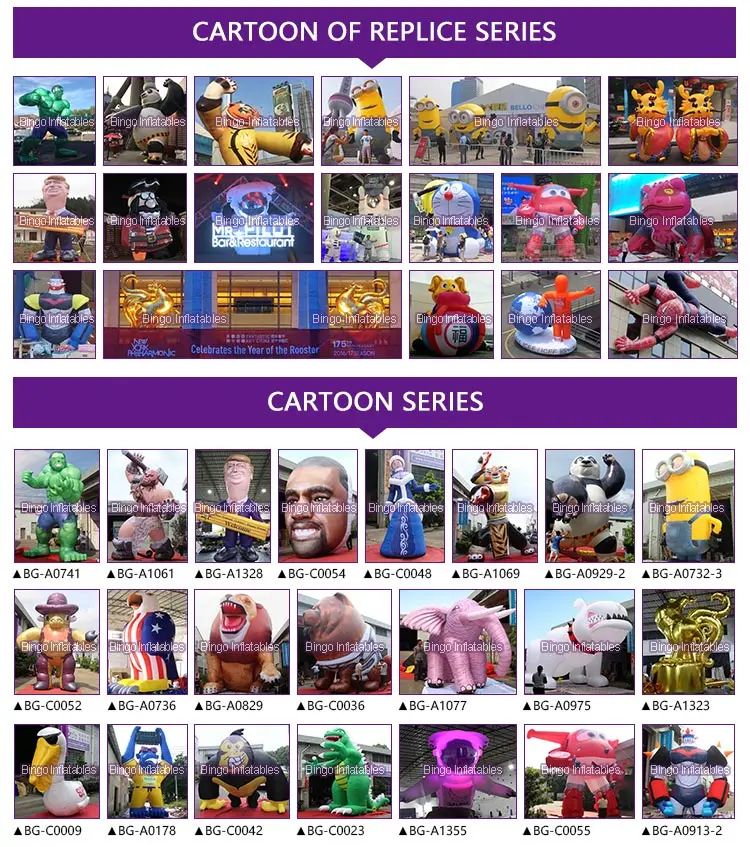 Customized Inflatable Fat man for decoration/ infaltable cartoon balloon for sale toys