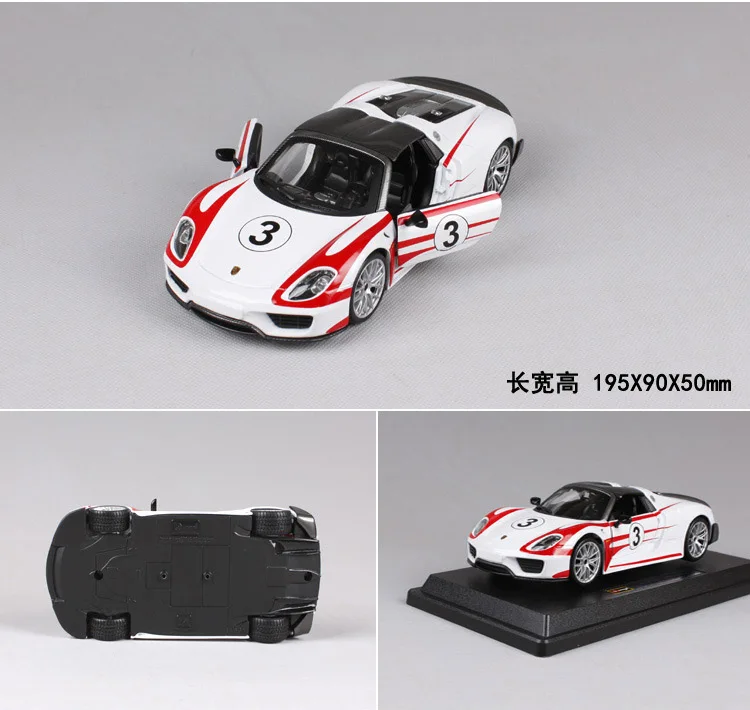 1/24 спортивный автомобиль GT гоночный коллектор издание металлическая литая модель автомобиля детские игрушки рождественские подарки