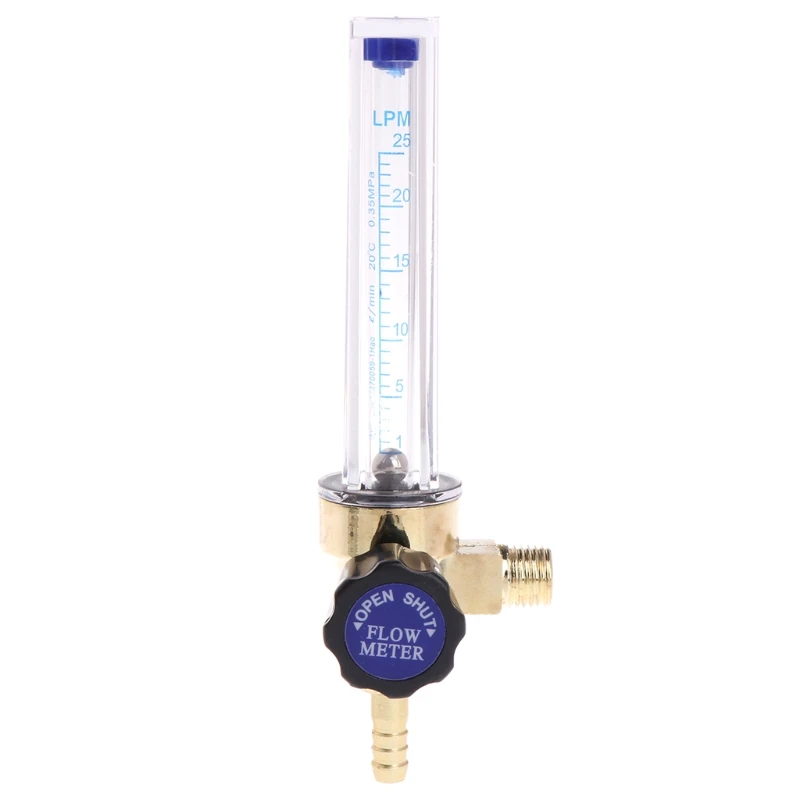 

Drop Shipping 1/4PT Thread 7mm Barb Argon Ar CO2 Gas Flow Meter Ar Welding Regulator 0.35 MPA