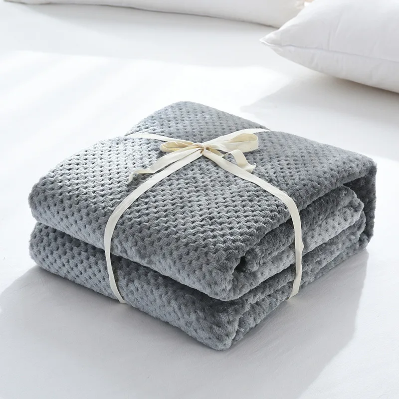 Фланелевый плед из овечьей шерсти мягкое одеяло для путешествий однотонное покрывало плюшевый чехол для кровати диван всесезонные Супермягкие одеяла