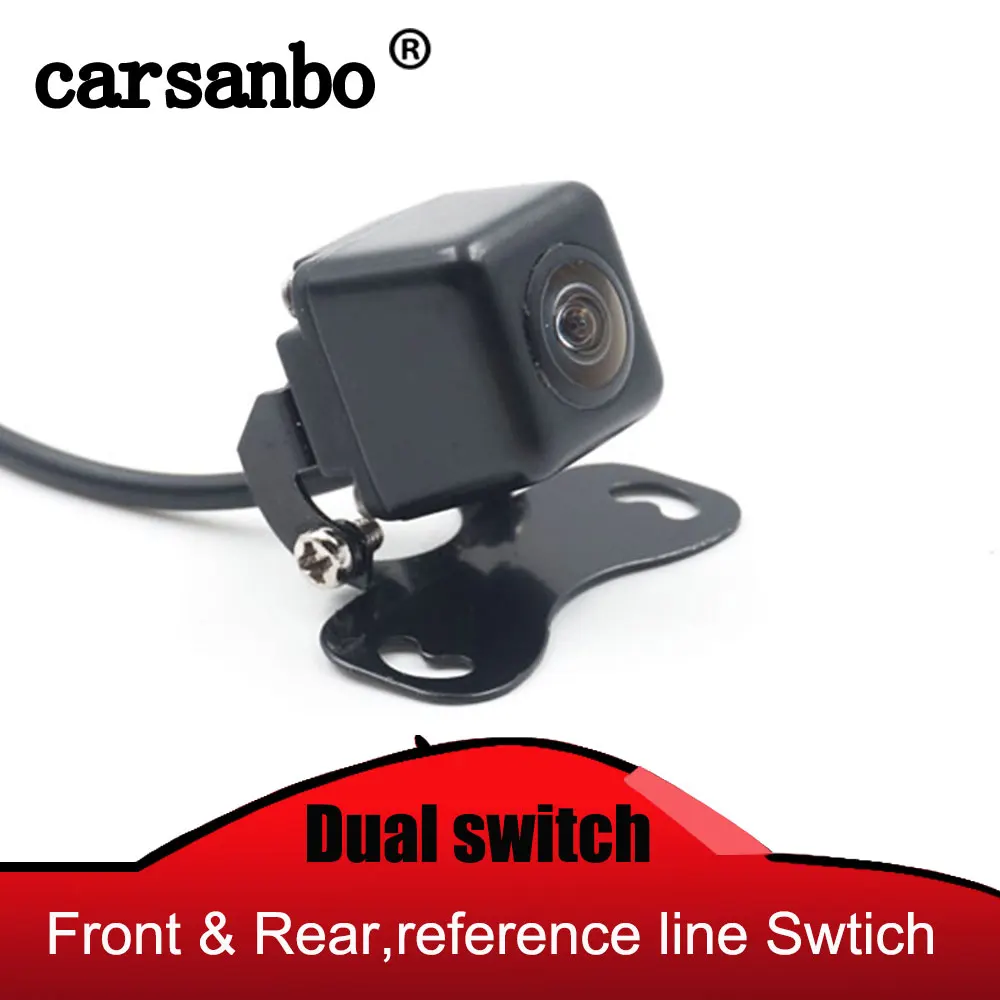 

Carsanbo Mini Car Rear view or Front view Camera Switch Waterproof 130H Degree Angle Auto Reverse Camera Parking car Assistance
