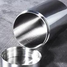 Портативный мини дорожный герметичный контейнер из нержавеющей стали для хранения чайных листьев