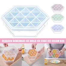 PP Ices Moule glace силиконовая форма для кубиков лоток форма для льда Ices Jelly Maker форма для льда с крышкой кухня дома XB 66