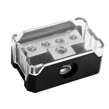 

Car Vehicle Audio 1*0GA In 4*4GA Out Power Distribution Fuse Holder Block