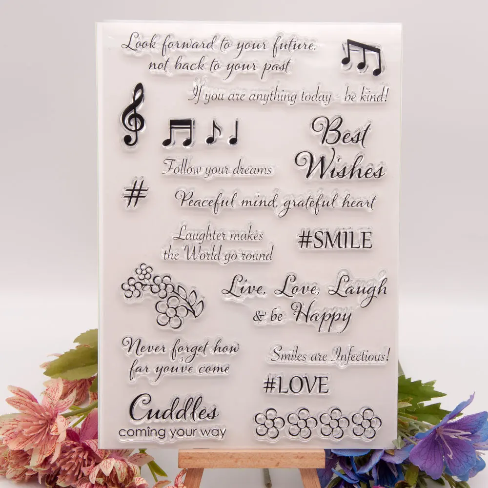 ZFPARTY Love Smile прозрачные силиконовые штампы для скрапбукинга DIY/изготовление