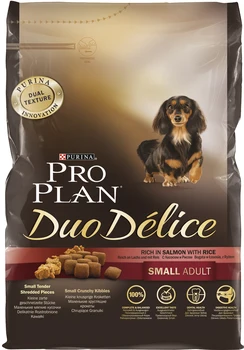 

PRO PLAN PURINA PRO PLAN DUO DELICE SMALL ADULT for adult dogs of small breeds with salmon and rice