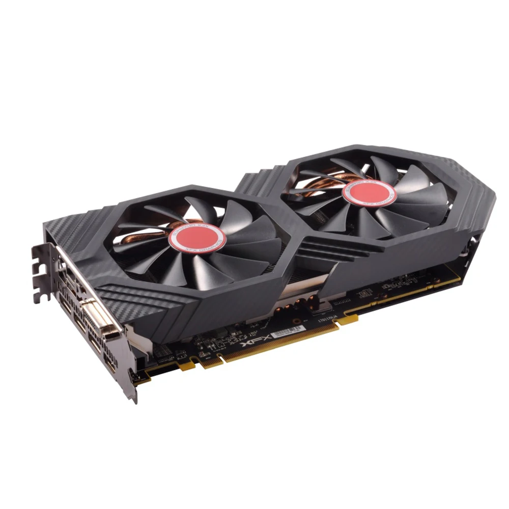 Видеокарта XFX AMD Radeon RX580, 4 ГБ DDR5, видеокарта AMD GPU RX 580, 4 Гб, 256 бит, игровая видеокарта для настольного ПК, компьютер, геймер, используемые карты