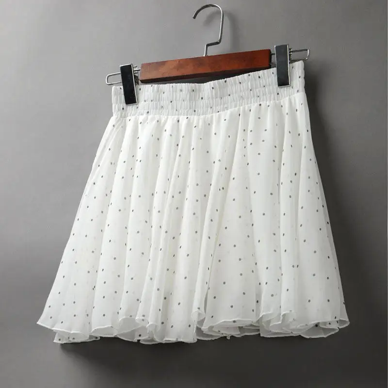 Новинка, женская летняя мини юбка Jupe Femme, Цветочная плиссированная юбка, Boho, Пляжная шифоновая юбка с высокой талией, женские короткие сексуальные юбки C5357
