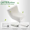 Thailand Natural Latex Orthopedic Massage Pillow Neck Cervical Spine Protected Remedial Big Vertebrae Pillow ► Photo 1/6