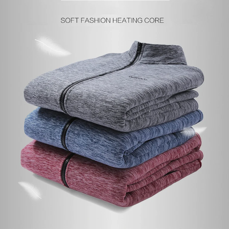 Buy DIMUSI Winter Men's Jackets Casual Outwear Windbreaker Coats Mens Slim Fit Stand Collar Polar Fleece Soft Shell Jackets Clothing