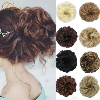

TALANGMessy Hair Bun hair elastic hair bun chignon hairpieces synthetic updo hair accessories Ponytail Extensions for women