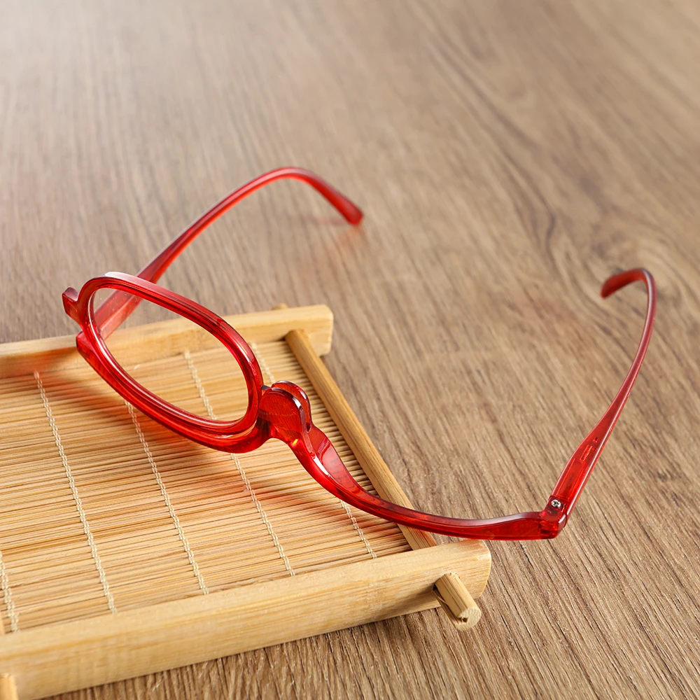 1PC Rotating Folding Magnifying Makeup & Reading Glasses